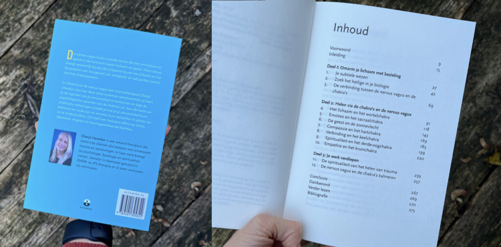 Inhoud boek Chakra’s en de nervus vagus - Cheryl Llewelyn (review)